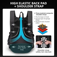 HcanKcan Large Capacity Multifunctional Motorcycle Backpack Waterproof Men Helmet Backpack Outdoor Bicycle Travel Pack For Women 4