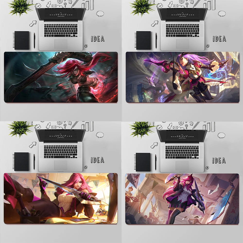League Of Legends Katarina Gaming Mouse Pad Large Mouse Pad Pc Gamer
