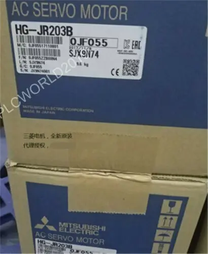 HG-JR203B Mitsubishi AC Серводвигатель HGJR203B и 1Y ГАРАНТИЯ
