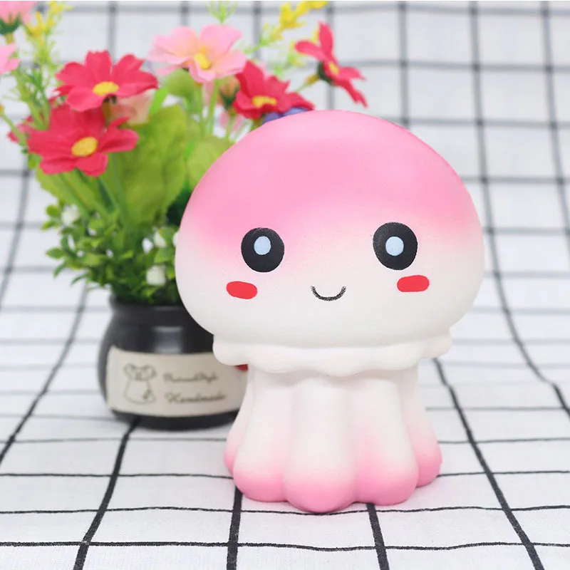Squeeze Toys медленный отскок моделирование мультфильм Осьминог медленный отскок хлеб торт детские игрушки подарок на Рождество, Хэллоуин