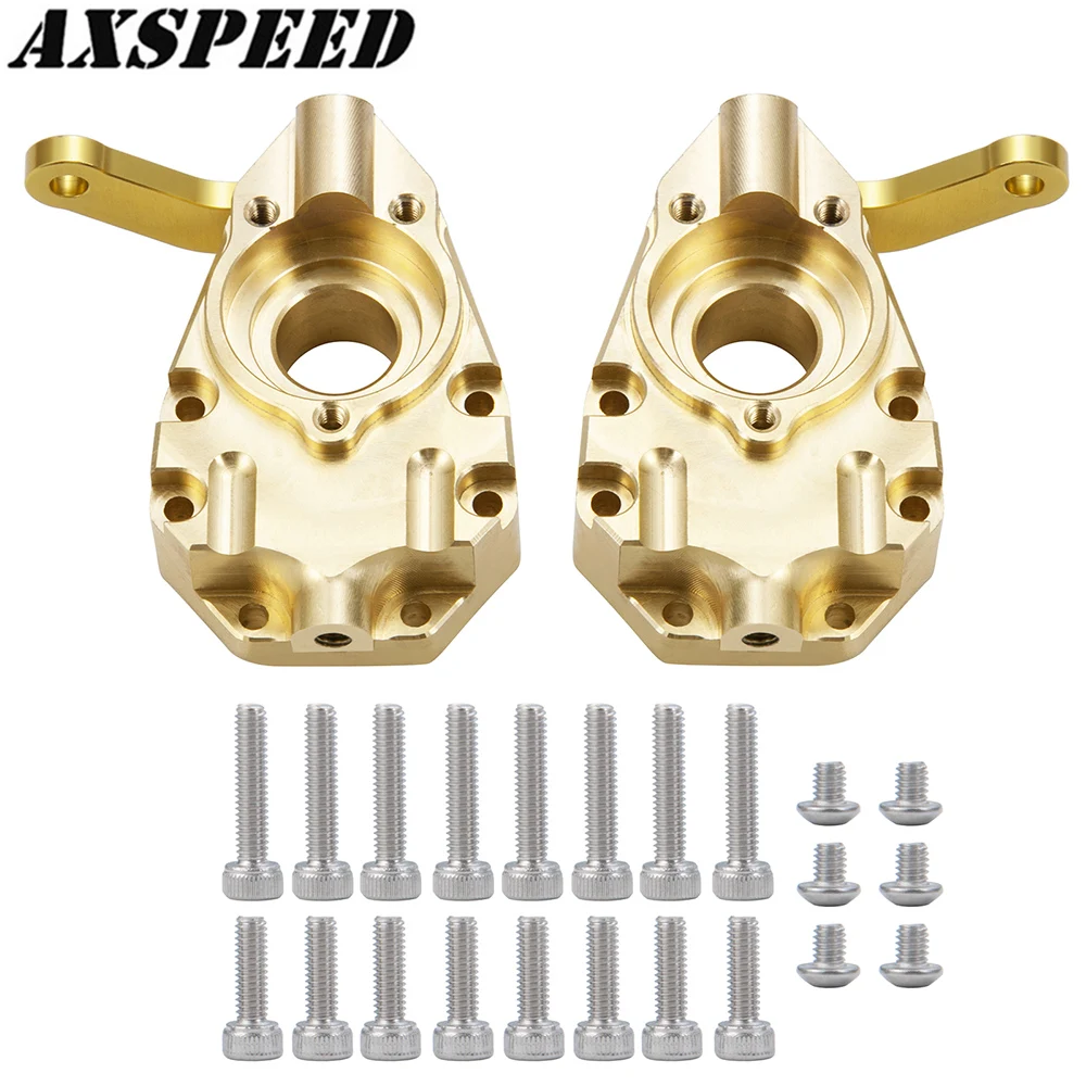KYX Racing Brass Outer Portal Drive Housing For 1/10 TRX4 2021 Bronco RC Crawler - Heavy Weight Upgrade Parts (2pcs)