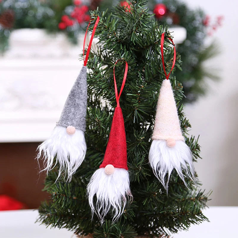 Home Decor Faceless Doll Bottle Cap Christmas Small Gift Tree Decorations Accessories Pendant | Дом и сад