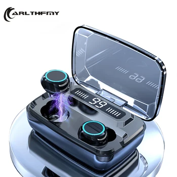 

Bluetooth 5.0 Headphones M11 TWS Wireless Earphones With LED Digital Display Touch HiFi IPX7 Waterproof Headset for sports
