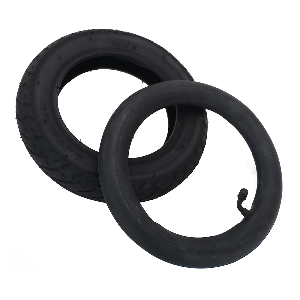 inner and outer Мотоцикл размер 10 x2 труба шины велосипед сверхмощный 10*2 Tnner и внешняя шина трубка для электрических скутеров трехколесный велосипед для колес коляски - Цвет: inner and outer