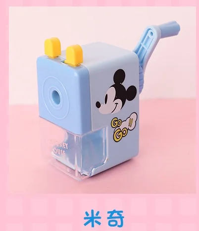 04 Mickey Точилка для карандашей, точильный круг для школы, электрическая компания, карандаш, механические милые вещи, электрический шлифовальный круг - Цвет: 04 Mickey