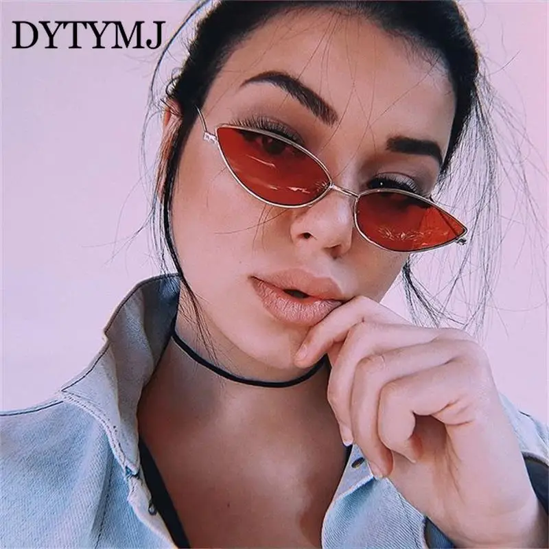 

DYTYMJ Small Frame Sunglasses Women Cat Eye Sun Glasses Women Luxury Designer Sun Glasses for Men Vintage Oculos Wholesale Bulk