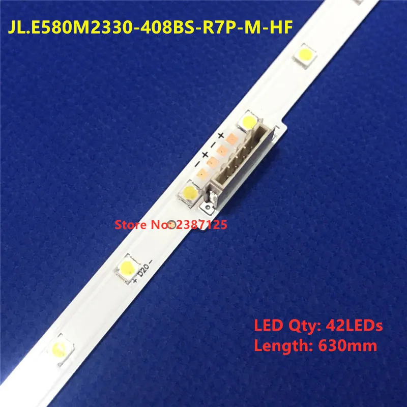 Bande de rétroéclairage LED pour UA58NU7100, UN58NU6080, UN58NU7100, UN58NU7200, UN58RU710D, UA58RU7100, UE58RU7100, UE58RU7170, UE58RU7179, 20 pièces