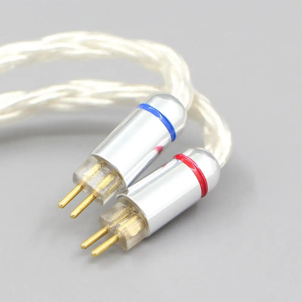 LN007219 16 Core OCC Silver Plated Headphone Earphone Cable For 0 78mm BA Custom Westone W4r UM3X UM3RC JH13 High Step