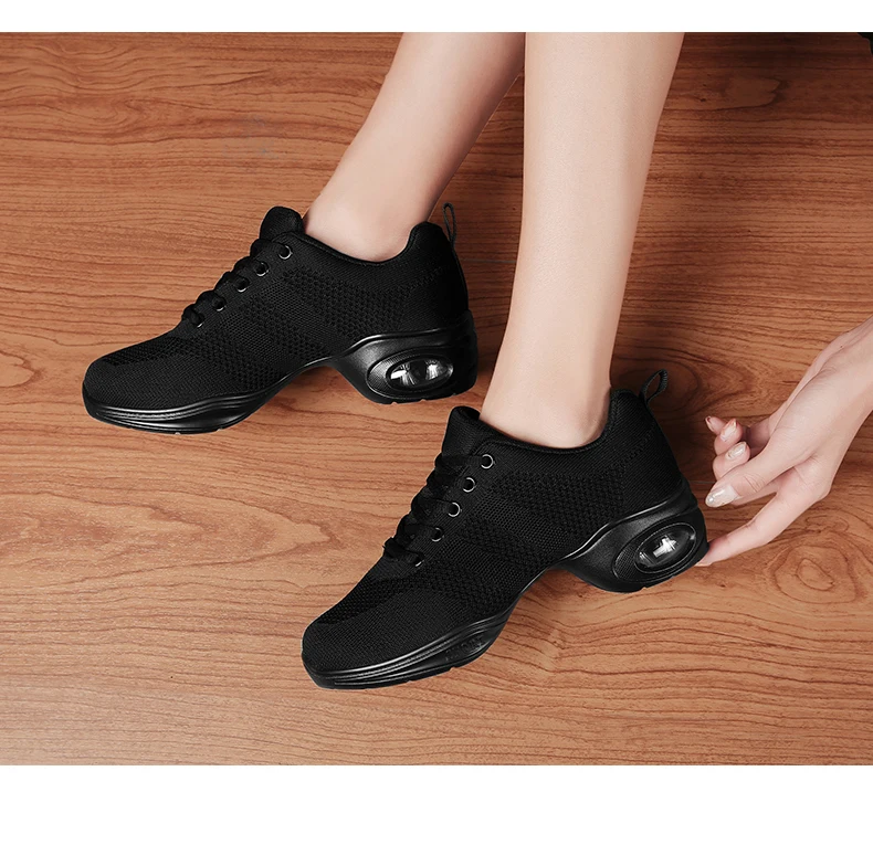 Летние угловатые танцевальные туфли; дышащие танцевальные туфли для джаза; танцевальные туфли с мягкой подошвой