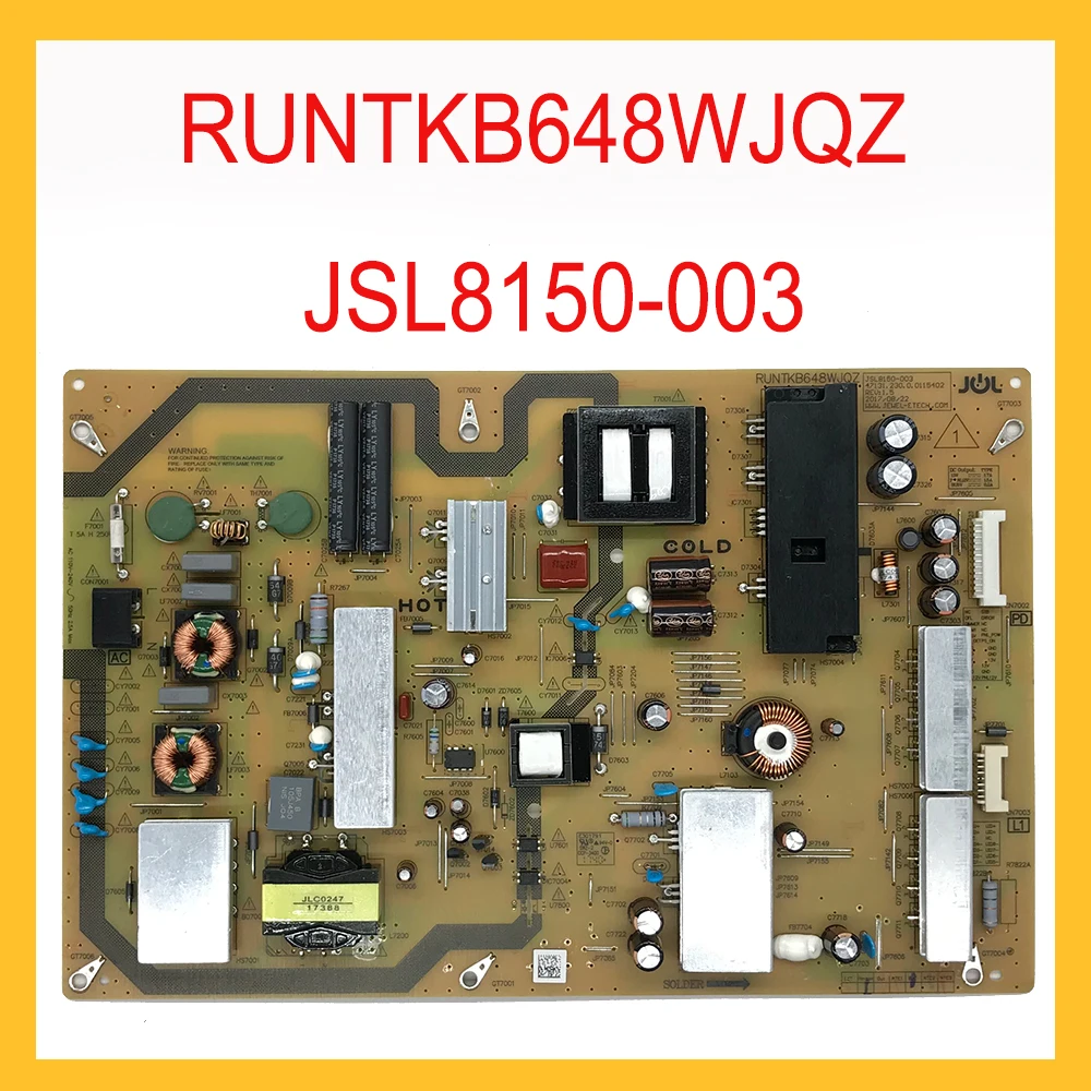 RUNTKB648WJQZ JSL8150 003 источник питания для острых LCD 58MY8006A. .. ТВ пластина силовая плата RUNT KB648WJQZ 003|Печатные платы| |