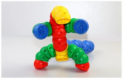Flexible Music Children's Educational Desktop Building Blocks for Children Fight Inserted Plastic Building Blocks Kindergarten