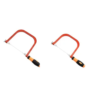 

1PC Durable Metal Fret Saw Anti-slip Woodworking Hand Coping Saw DIY Shape Cutting Tools