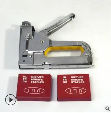 Manual U nail gun, code nail gun, straight nail gun, three-purpose gun