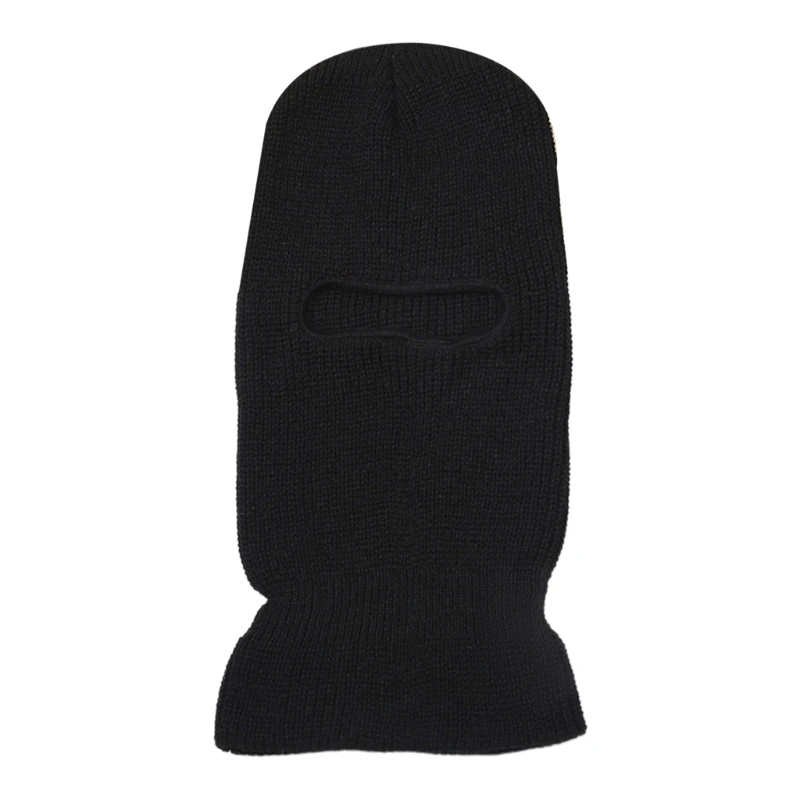 Multi Color Knitted Hat Solid Color 1 Hole Knitted Full Face Cover Balaclava Thermal Kid Adult for Halloween Gatherings DXAA 
