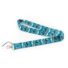 

Shark whale Ocean Lanyard for Keys Phone Cool Neck Strap Lanyard for Camera Whistle ID Badge Cute webbings ribbons Gifts