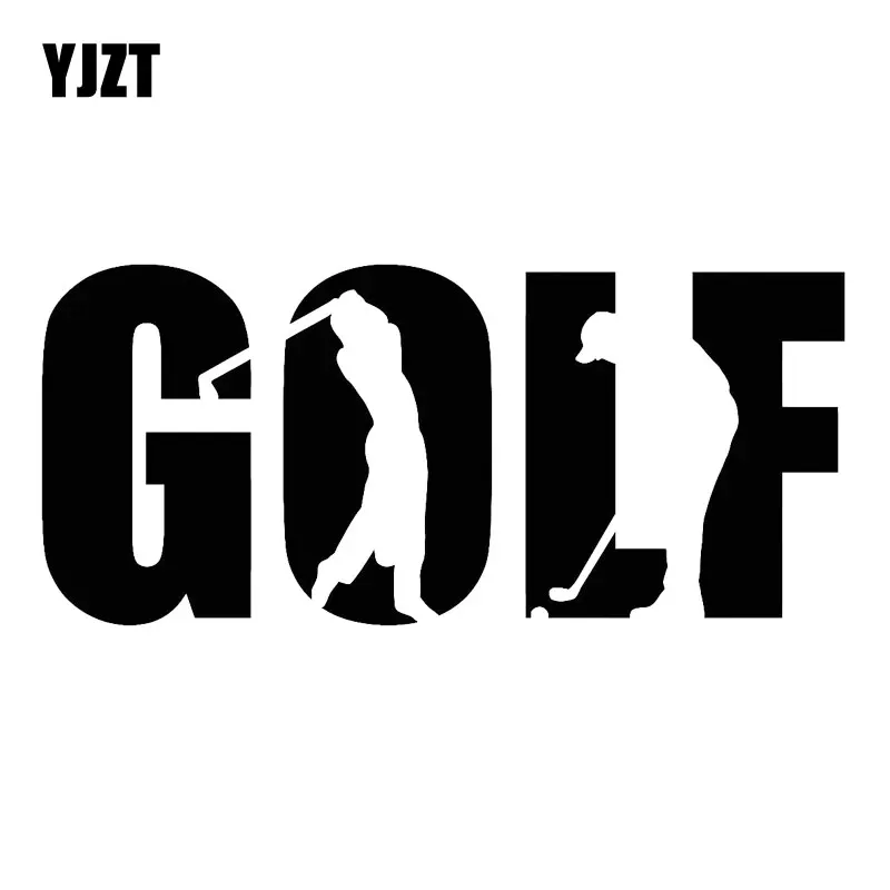 YJZT179CM81CMGolfWordGolferSportFashionStickersDecalsCar