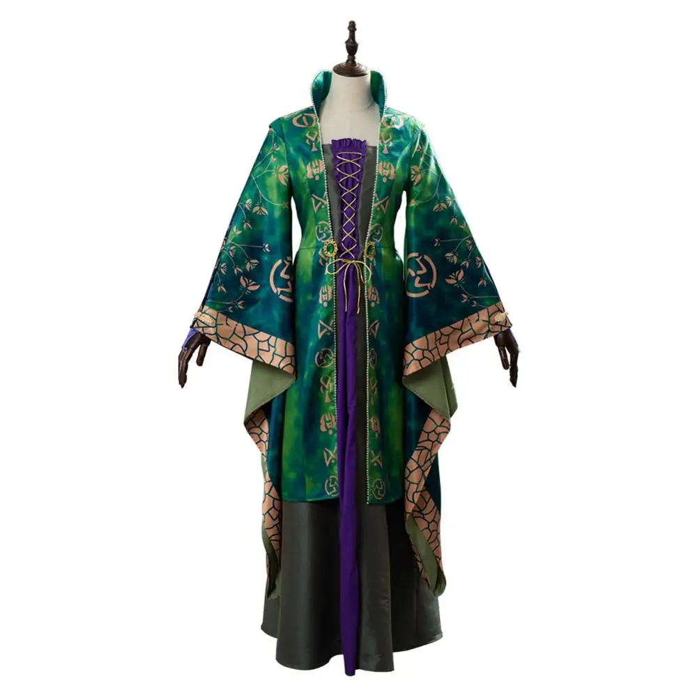 Male Winifred Sanderson Косплей Костюм для взрослых женщин платье Хэллоуин карнавальные костюмы на заказ - Цвет: Male