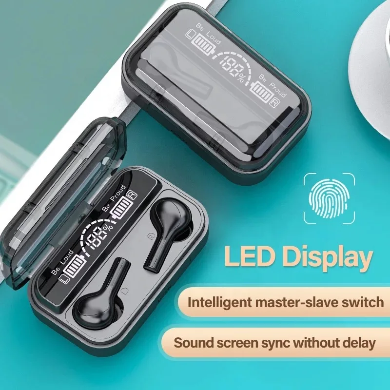 F9 TWS Wireless Bluetooth Headsets Earphones Gaming Sport Earphone With 2000mAh Power Bank Earbuds for Iphone Huawei Smart Phone
