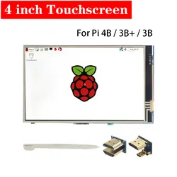 Raspberry Pi 4-дюймовый TFT дисплей 800*480 ips сенсорный экран 4 ''HDMI ЖК-модуль для Raspberry Pi 4 3 Модель B 3B Plus 3 B + Pi 4B