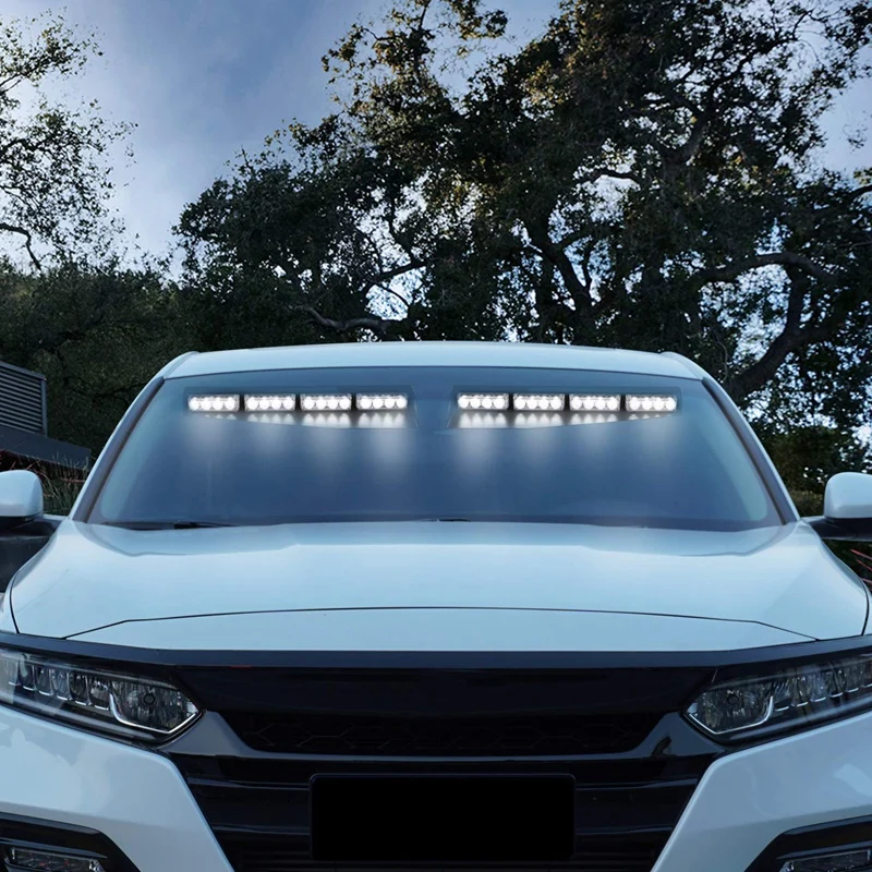 Белый) 32LED козырек светильник s 15 флэш-узоры аварийный стробоскоп светильник s лобовое стекло раздельный монтаж светильник бар правоприменительные опасности войны