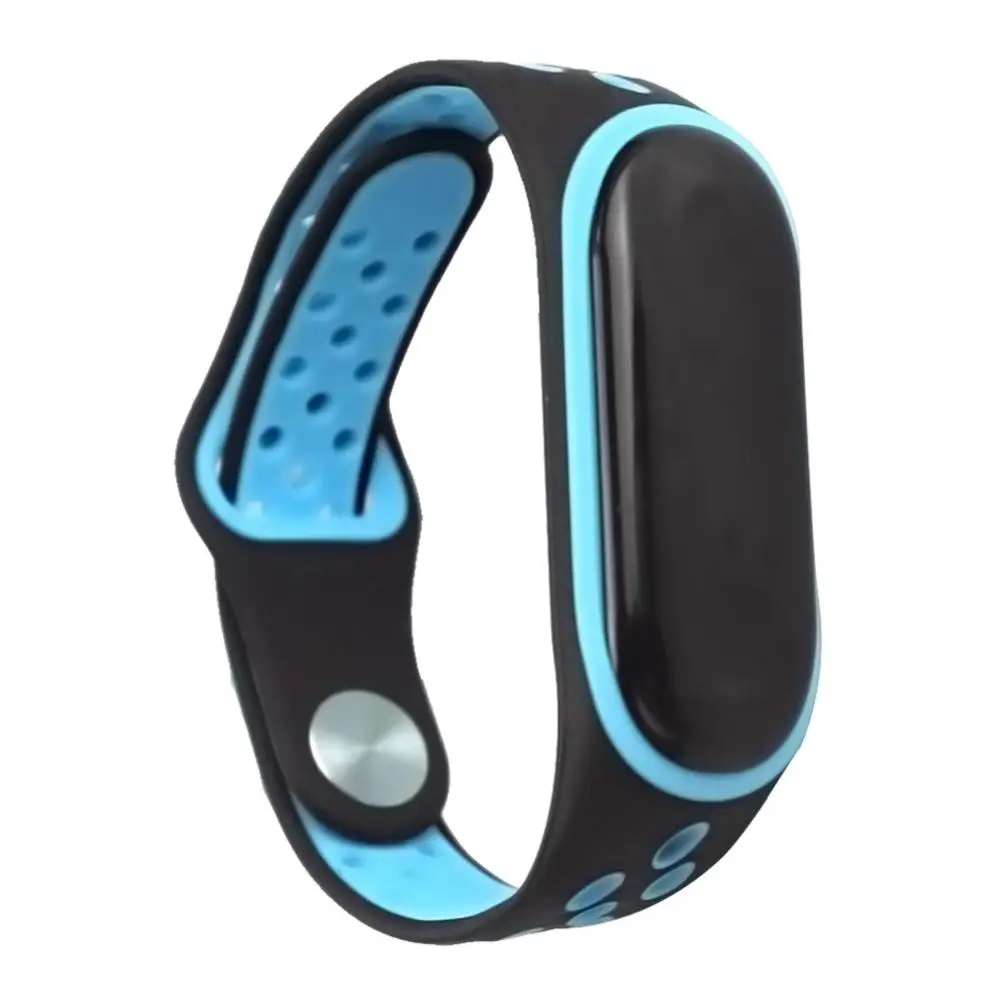 100 шт., ремешок для Xiaomi mi, 4 ремешка, силиконовый ремешок для mi Band 4 3, аксессуары, сменные разноцветные ремешки для браслетов