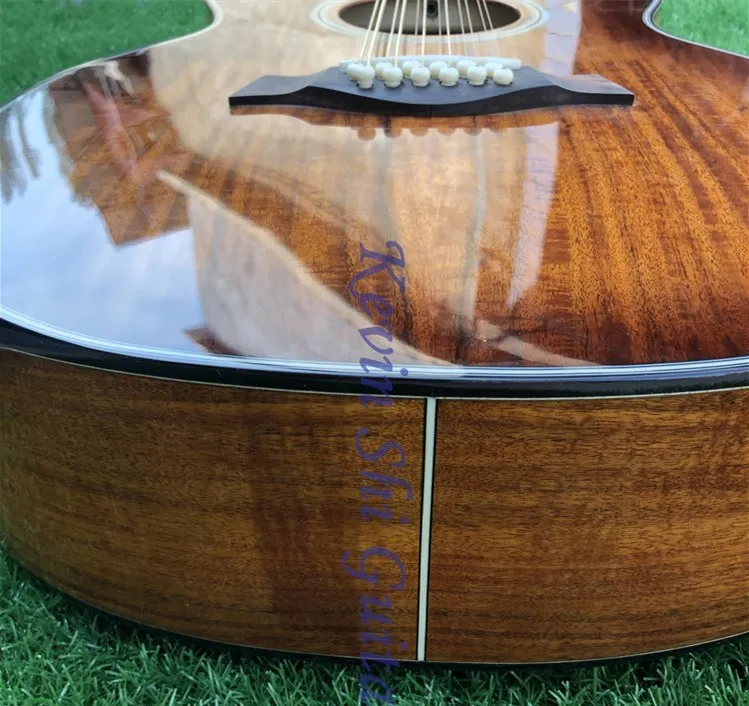 KOA wood K24 Акустическая гитара Chaylor KOA K24ce электрическая акустическая гитара подлокотник половина cutaway K24c Акустическая гитара