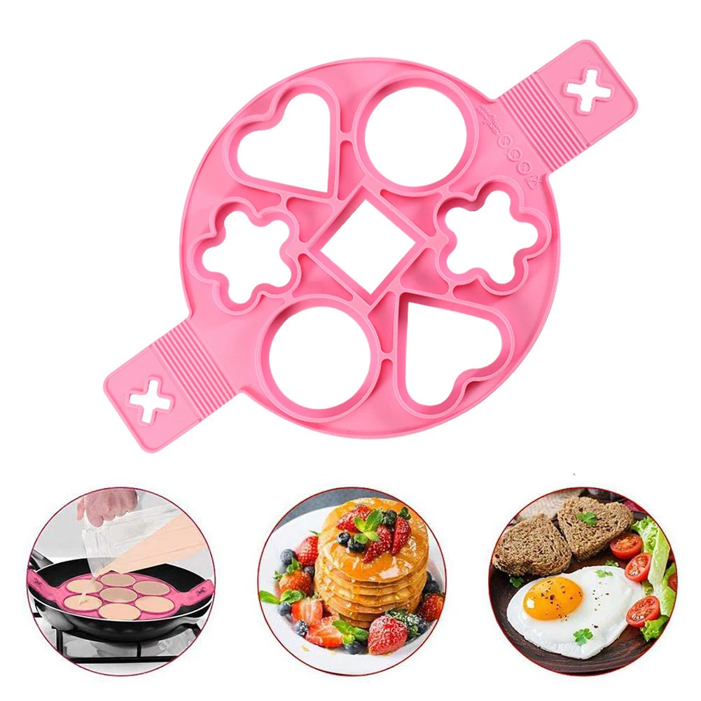 Антипригарные формы для жарки яиц силиконовые 7 отверстий многофункциональная