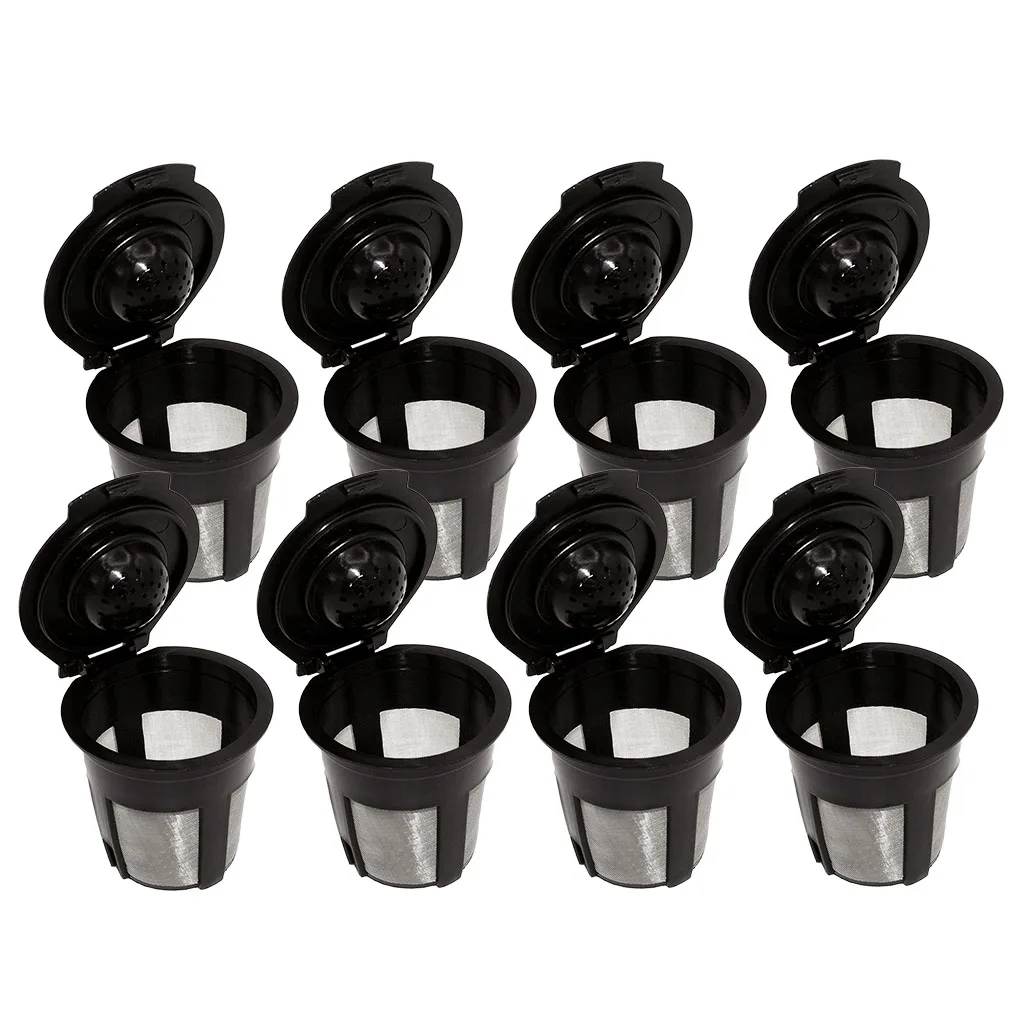8pcs Reusable Coffee Filter K Cups Pod Keurig 1.0 Brewers Capsule Refill