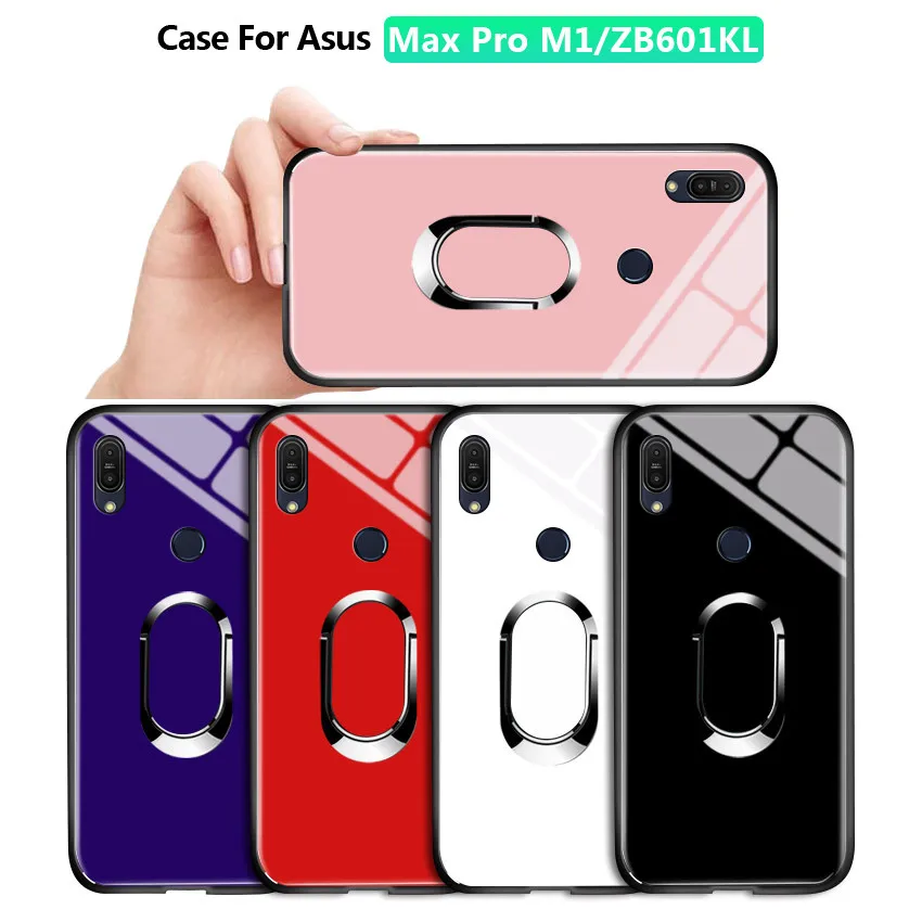 Роскошный чехол подставка для ASUS Max Pro M1 ZB601KL ZB602KL с магнитным кольцом закаленное