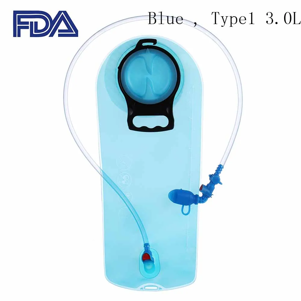 Type1 3.0L FDA Approved Water Bag Outdoor Sport Hydration Bladder Bike Hydration Pouch Water Bag Large Opening for Camping - Цвет: Type1 3.0L