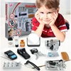 Kids Hair Salon Kit Pretend Play Hairdressing Simulation Toy for Toddler Hair Dryer Beauty Tools make up set for little girl boy 6