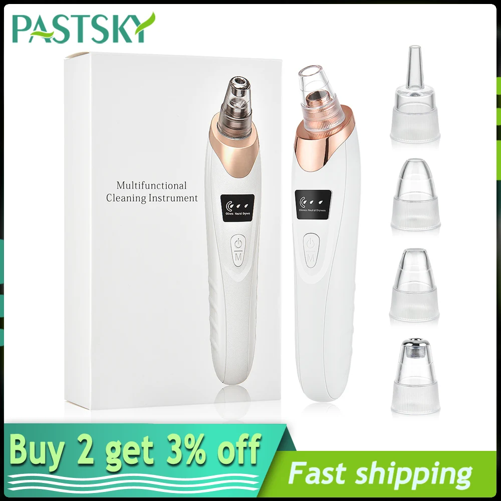 

Electric Blackhead Remover Vacuum Suction Facial Pore Cleaner Comedone Spot Acne Pimple Black Head Extractor Face Skin Care Tool