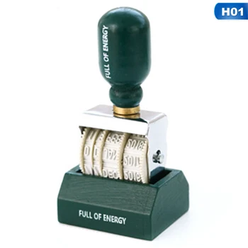 

1pcs Vintage Plastic Rolling Stamp Month Date DIY Wheel Stamps Diary Album Scrapbooking Stationery