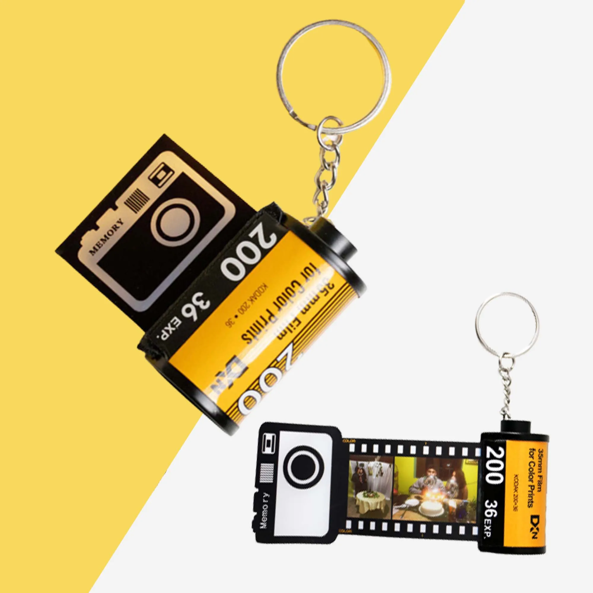 ヴィンテージカスタム写真メモリフィルムキーホルダーdiyフォトテキストアルバムカバーため親友バッグ携帯電話アクセサリー Customized Key Chains Aliexpress