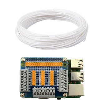 

3D Printer Pen Filament 1.75mm PLA 10M(White PLA) & Raspberry Pi 2 / 3 Model B GPIO Extension Board Multifunction GPIO Module fo