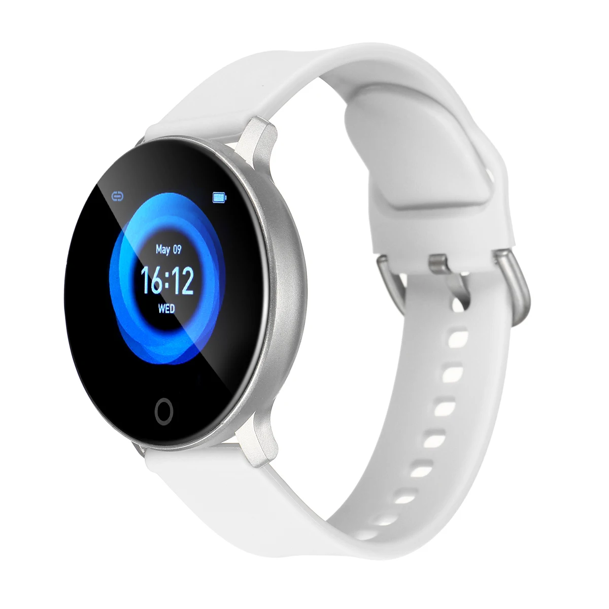 Silver X9 Смарт часы bluetooth 1,3 дюймов цветной ips HD сенсорный экран браслет монитор сердечного ритма кровяного давления спортивные водонепроницаемые часы - Цвет: Silver