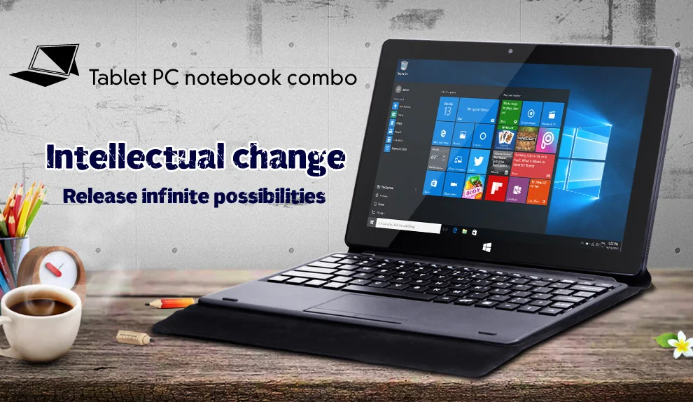 10,1 дюймов 1280*800 W10 2 в 1 планшетный ПК двойная ОС Win10 Android 5,1 Z8350 четырехъядерный 2G 32G/4G 64G HDMI Bluetooth 2,0/5.0MP