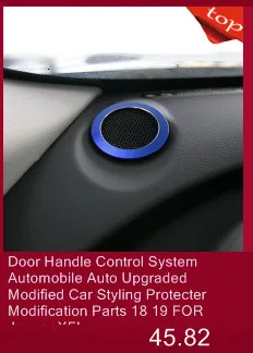Система управления Автомобильная модернизированная декоративная Персонализированная Модифицированная Автомобильная Стайлинг Чехлы аксессуары яркие 18 19 для Jaguar XFL