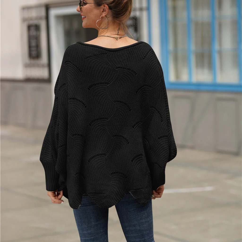 Jaycosin свитер с круглым вырезом Женский Однотонный женский свитер и пуловеры gilet femme manche longue hiver Pull Femme Hiver