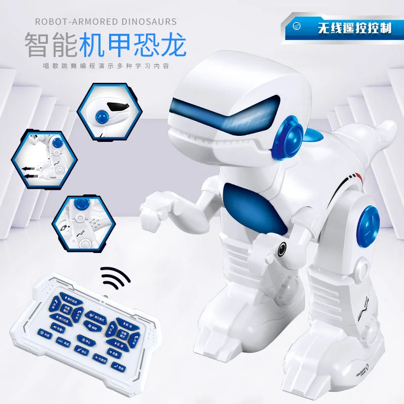 

New Style Smart Mech Dinosaur T16 Educational Multi-functional Programming Story Remote Control Dinosaur CHILDREN'S Toy