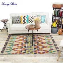 SunnyRain, 1 предмет, богемный ковер и ковры, ковер для гостиной, для спальни, кухни, моющийся коврик