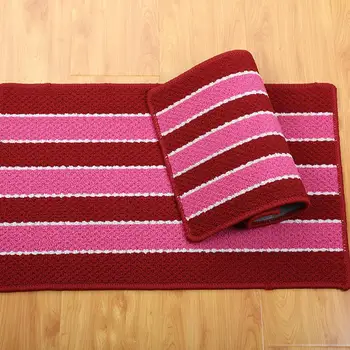 

Non-slip Soft Striped Kitchen Bathroom Floor Mat Rug Carpet Home Decor