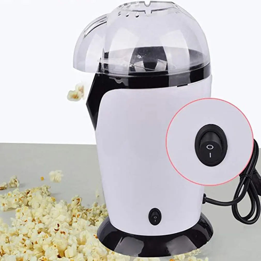 

Mini Household Eletric Popcorn Maker Silicone Popcorn Machine Hot Air Automatic Popper Snacks Gift For Kids Children