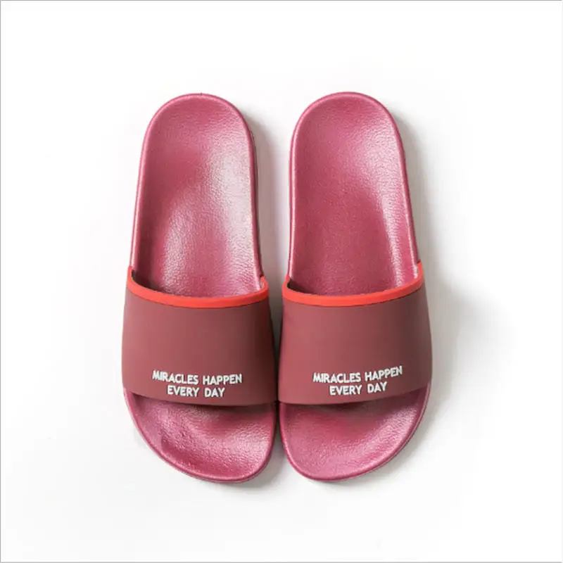 Men's Slippers Beach Flip Flops Non-slip Soft Sandals Outdoor Casual Sandals Guest Shoes Bedroom Room Slippers Couple Slippers