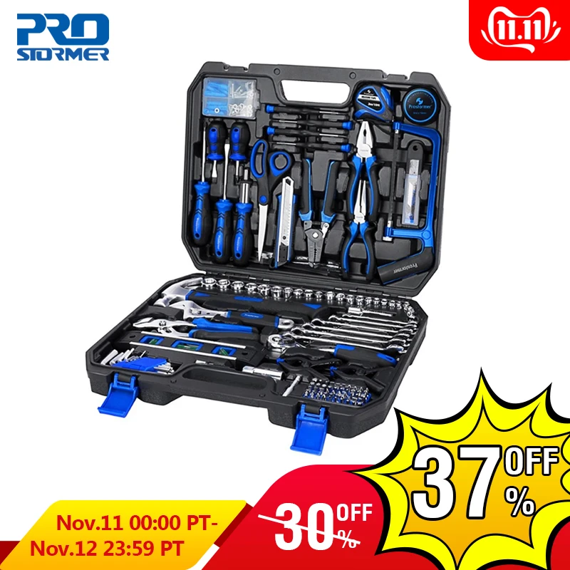 Preise Prostormer 210 Pcs Ratsche Handwerkzeuge Set Kombination Buchse Adapter Kit Spanner Set Allgemeine Haushalt Wrench Set Werkzeug
