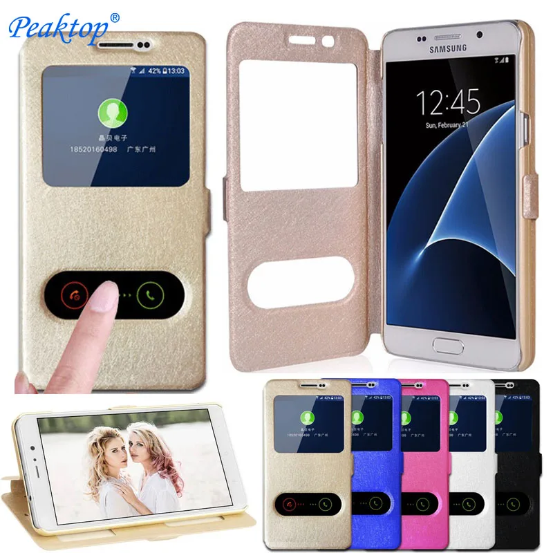 Кожаный чехол-книжка для телефона Samsung Galaxy A7 A5 A3 2017 A 3 5 7 SM A320F A520F A720F | Мобильные