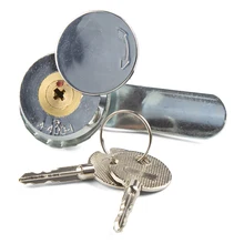 

High-Quality Door Lock Useful Steady Cam Lock Padlock for Security Door Cabinet Mailbox Drawer Cupboard Camlock 16mm + 2 Keys