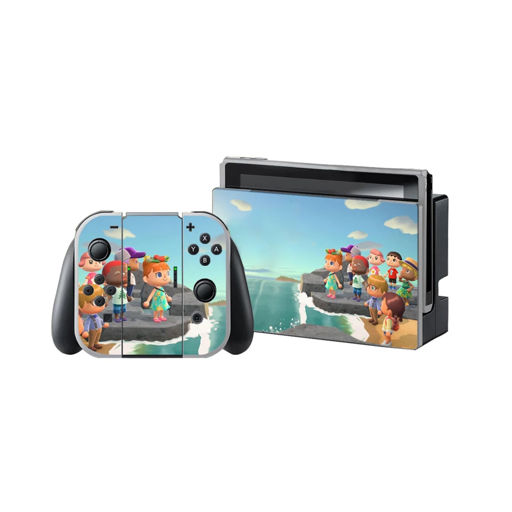 Защитная Наклейка с полным покрытием для пересекающихся животных Nintendo Switch