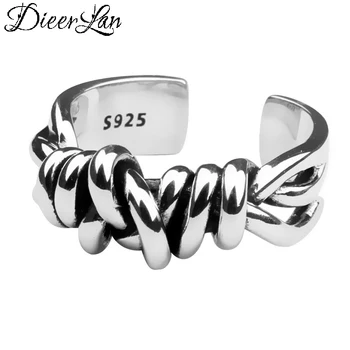 

Boho Vintage 925 Sterling Silver Bow Bowknot Rings For Women Wedding Band Men Finger Rings Female Bohemian Jewelry Gifts