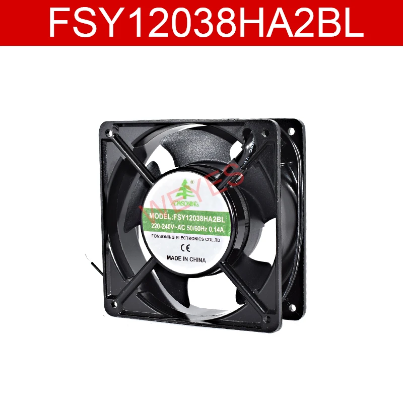 Оригинальный двухстрочный охлаждающий вентилятор FSY12038HA2BL 12038 120*120*38 мм 220 В ~ 240 AC